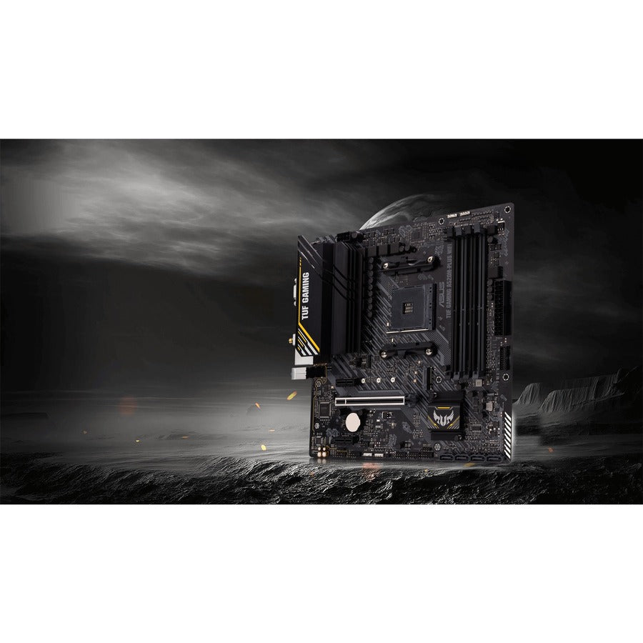 TUF GAMING A520M-PLUS WIFI Gaming Desktop Motherboard - AMD A520 Chipset - Socket AM4 - Micro ATX TUF GAMING A520M-PLUS WIFI Gaming Desktop Motherboard - AMD A520 Chipset - Socket AM4 - Micro ATX